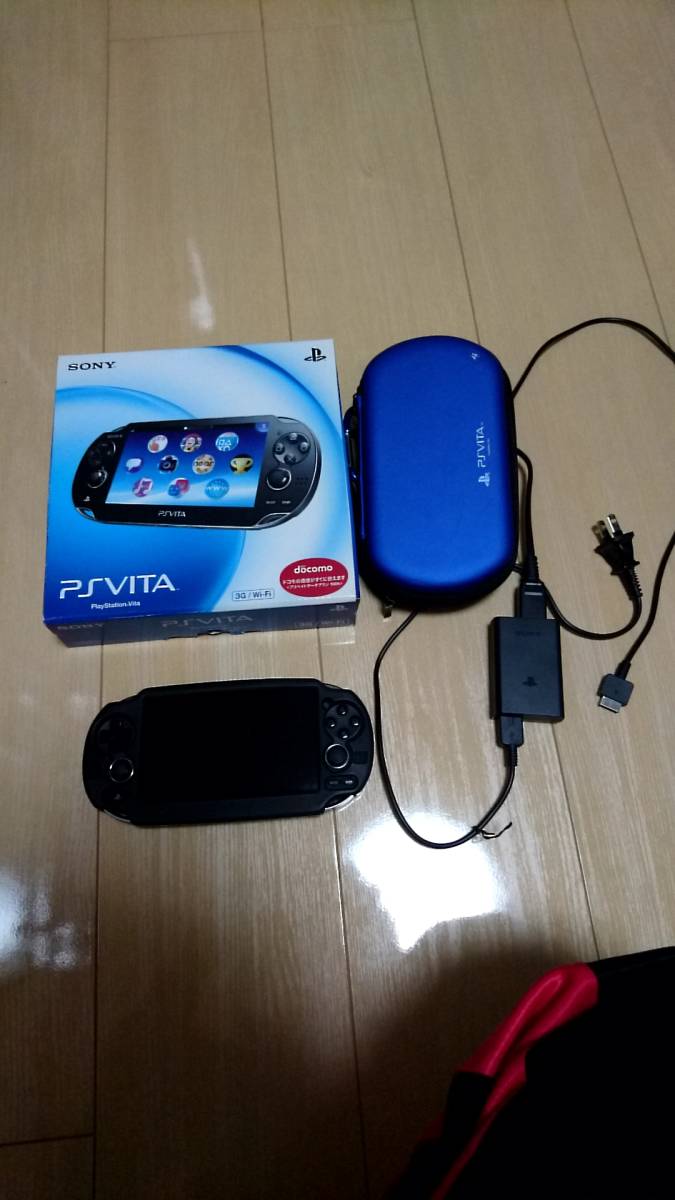 PS-VITA PCH-1100 3G/Wi-Fiモデル、ブラック メモリーカード32G付