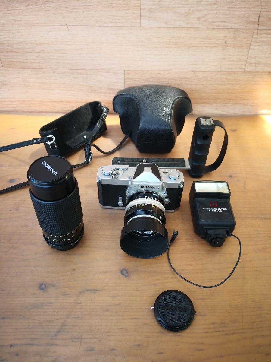 ス*ス様 Nikon Nikomat FT一眼レフカメラ レンズ3本セット 箱付