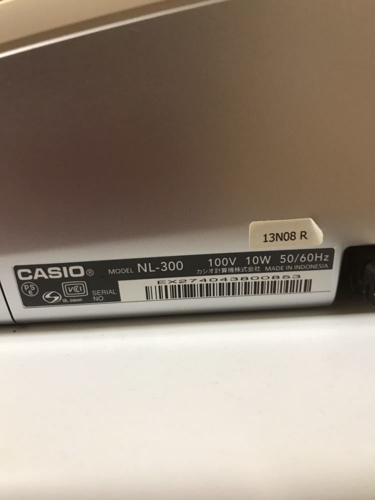 CASIO NL-300 電子レジスター カシオ ホワイト - レジスター | te-300