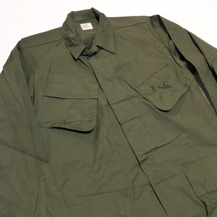 美品 未使用 米軍 実物 US ARMY ジャングルファティーグ ジャケット SMALL REGULAR DEAD STOCK リップストップ 4th ベトナム戦争 b
