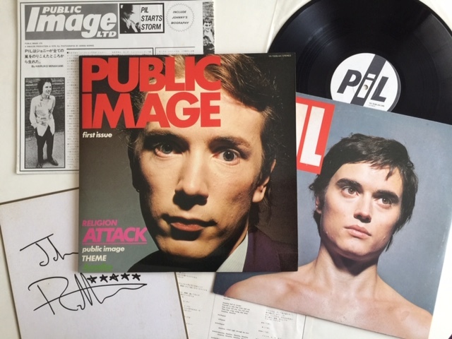 First Issue Pil Public Image Limited First Issue / LP / John Lydon サイン ポスター3枚付 / pil p ...