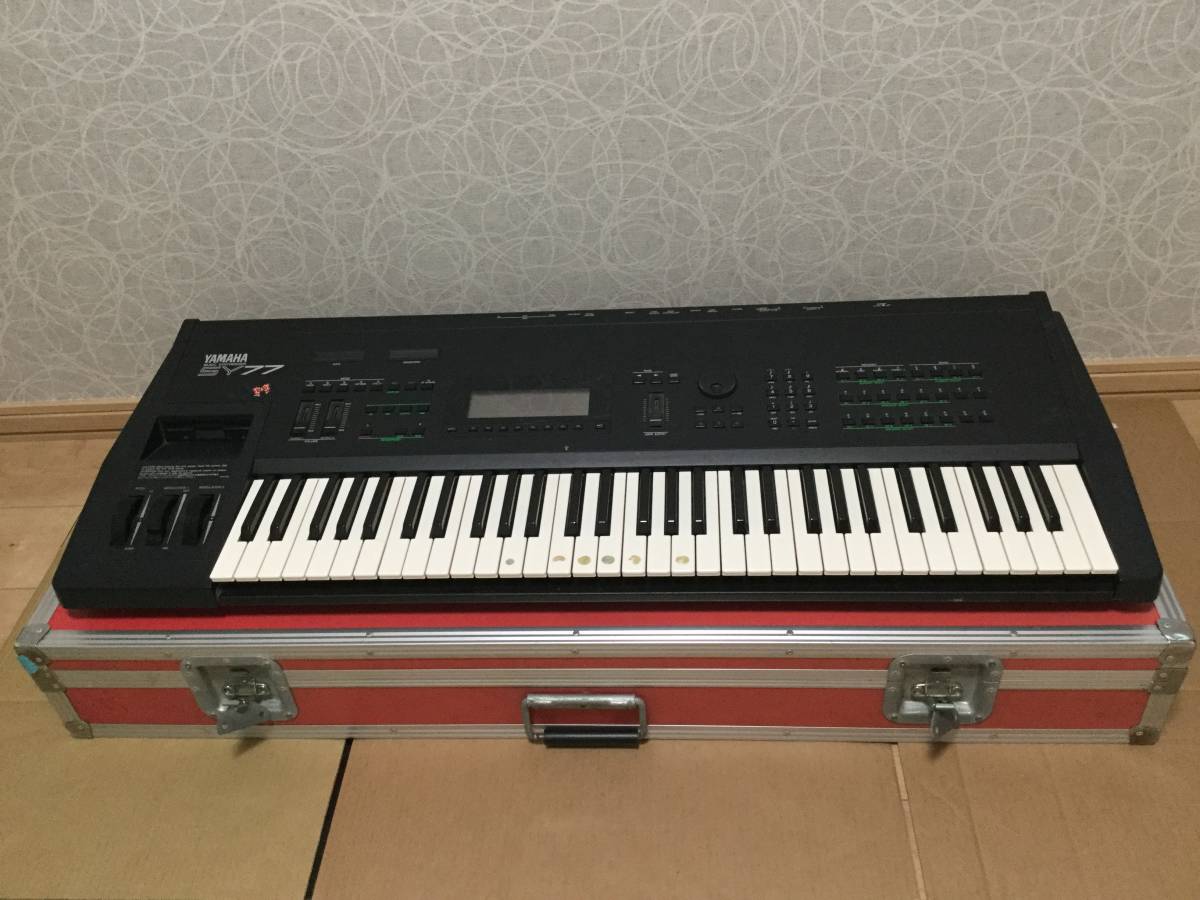 SY77 シンセサイザー YAMAHA 純正ハードケース付き Yamaha 動作品