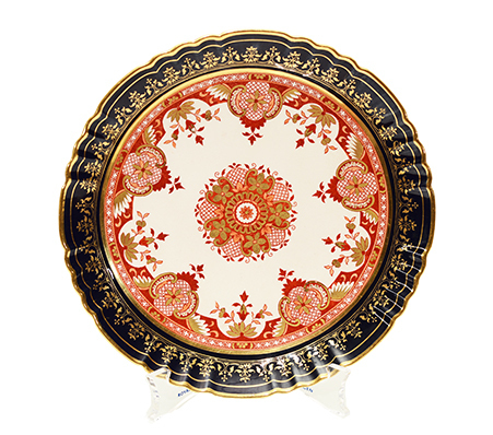定番人気，新品 ミントン ｃ3196 金彩コバルトアンティークプレート22cm 02 Minton(ミントン)｜売買されたオークション情報、yahooの商品情報をアーカイブ公開 - オークファン ミントン