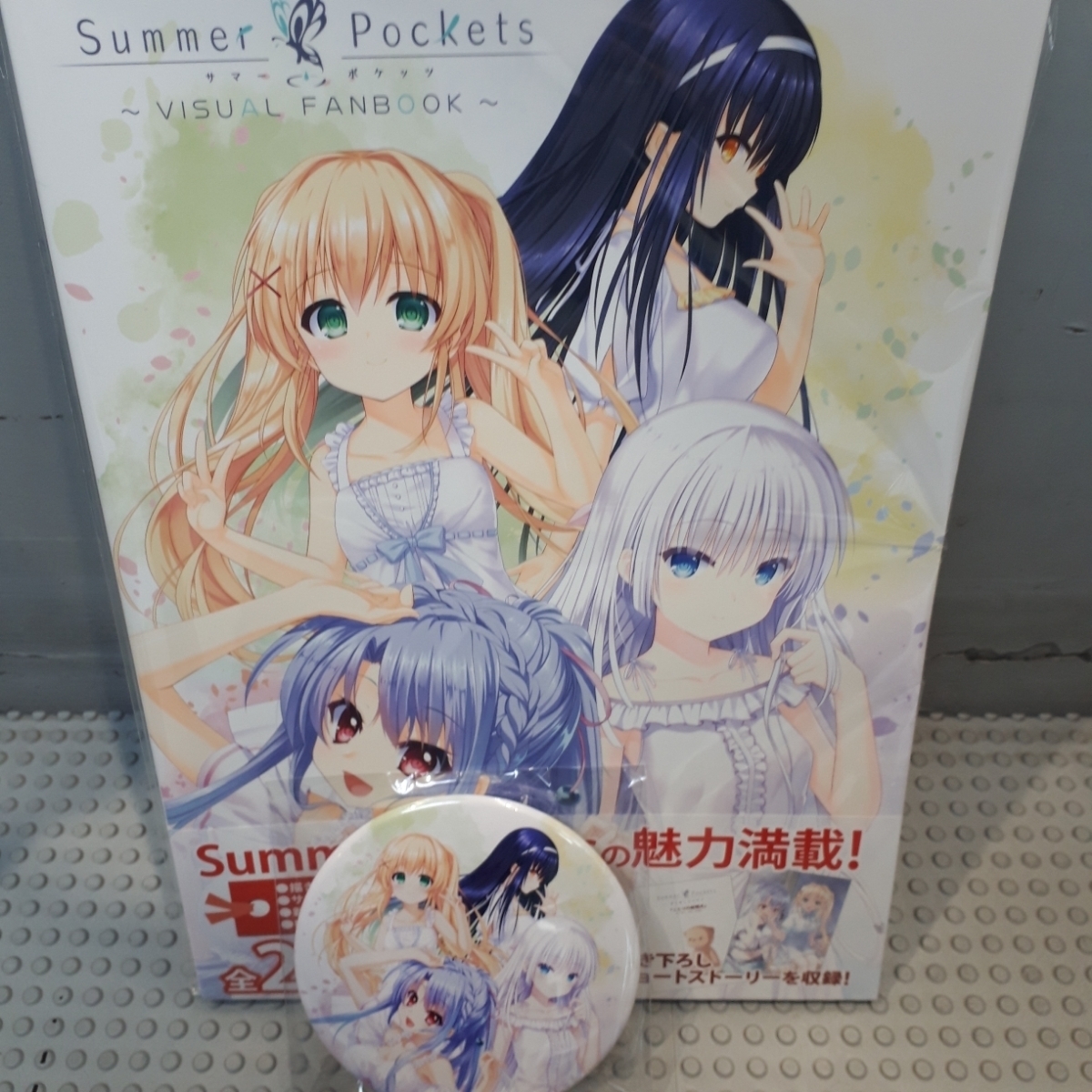 缶バッジ付き Summer Pockets VISUAL FANBOOK ビジュアルファンブック