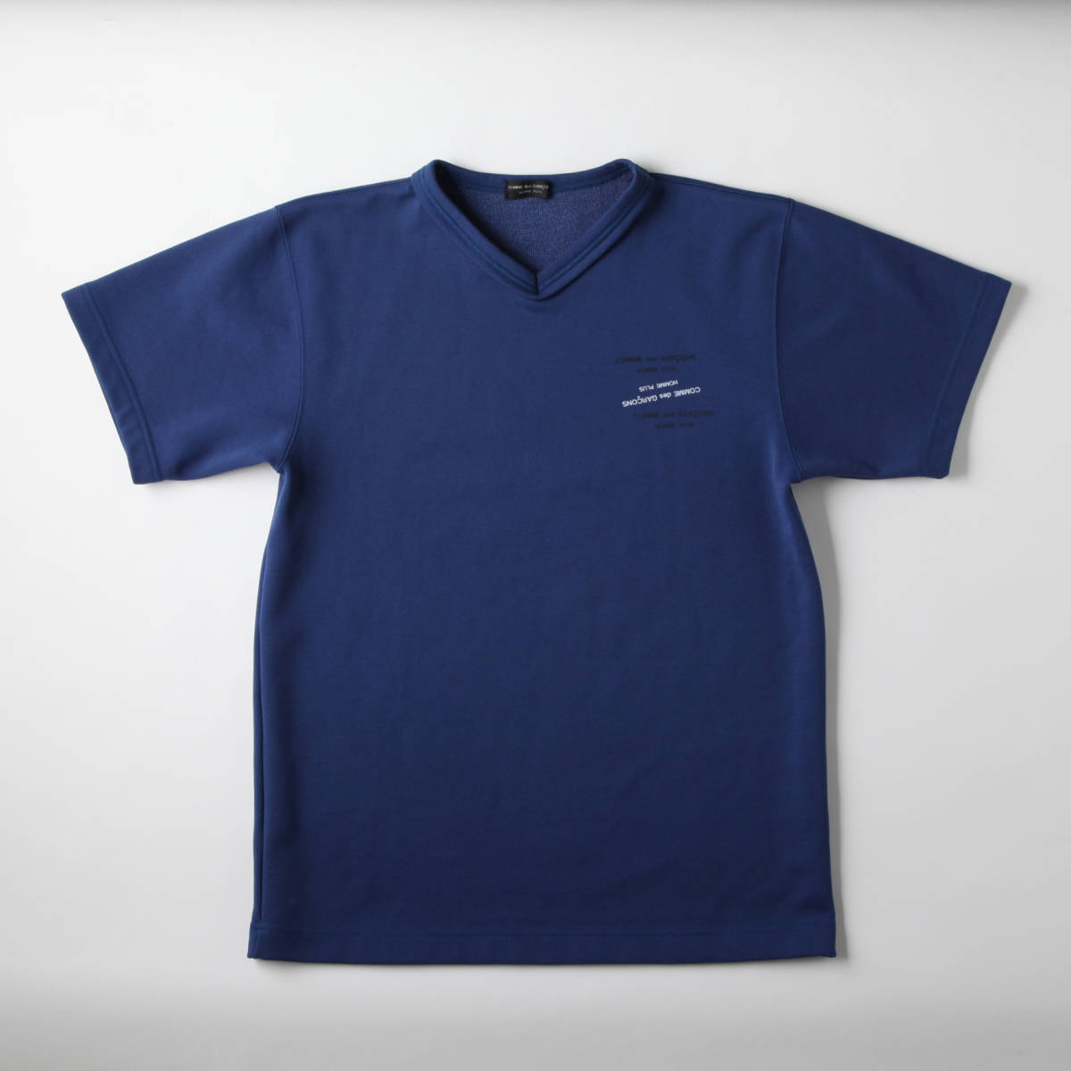 激レア AD1995 COMMEdesGARCONS HOMME PLUS 逆さ ロゴ Tシャツ ワーク 