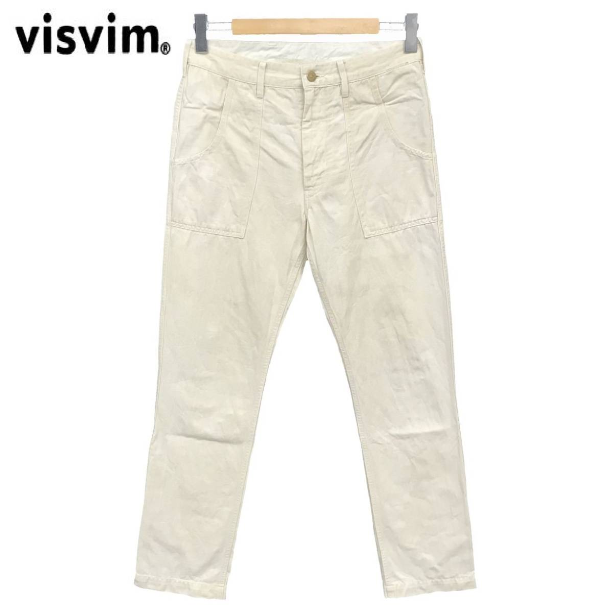 visvim ビズビム 13AW SCOUT PANTS NATURAL DYE HERRINGBONE コットン 
