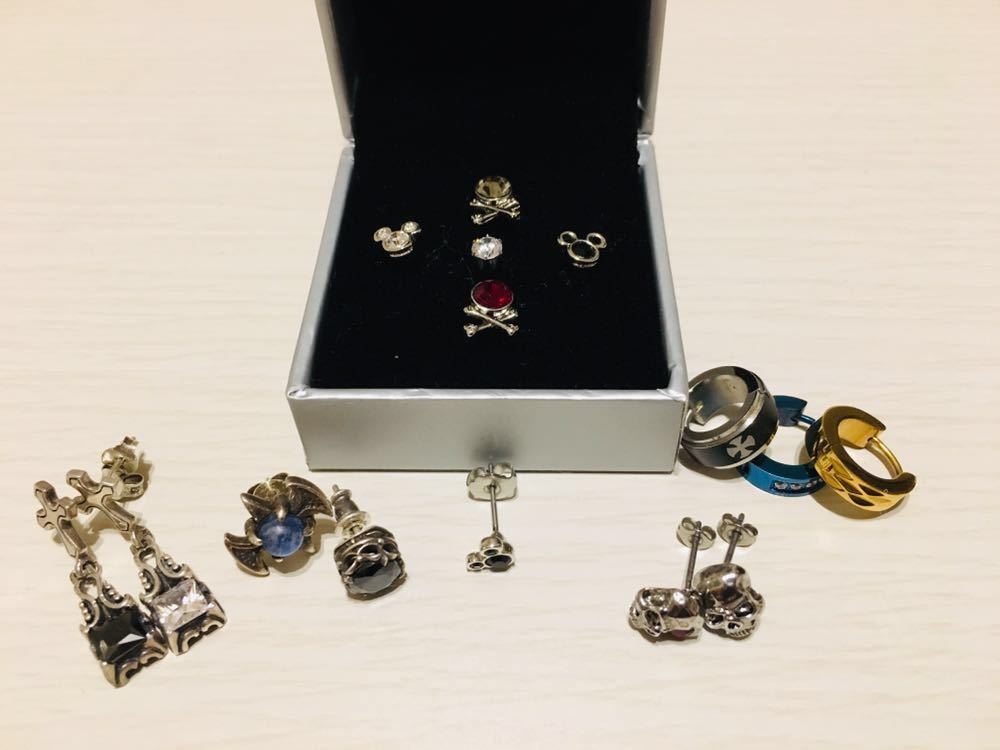 ピアス まとめ売りセット Men S メンズ ディズニー アクセサリー 15個セット メンズファッション 売買されたオークション情報 Yahooの商品情報をアーカイブ公開 オークファン Aucfan Com