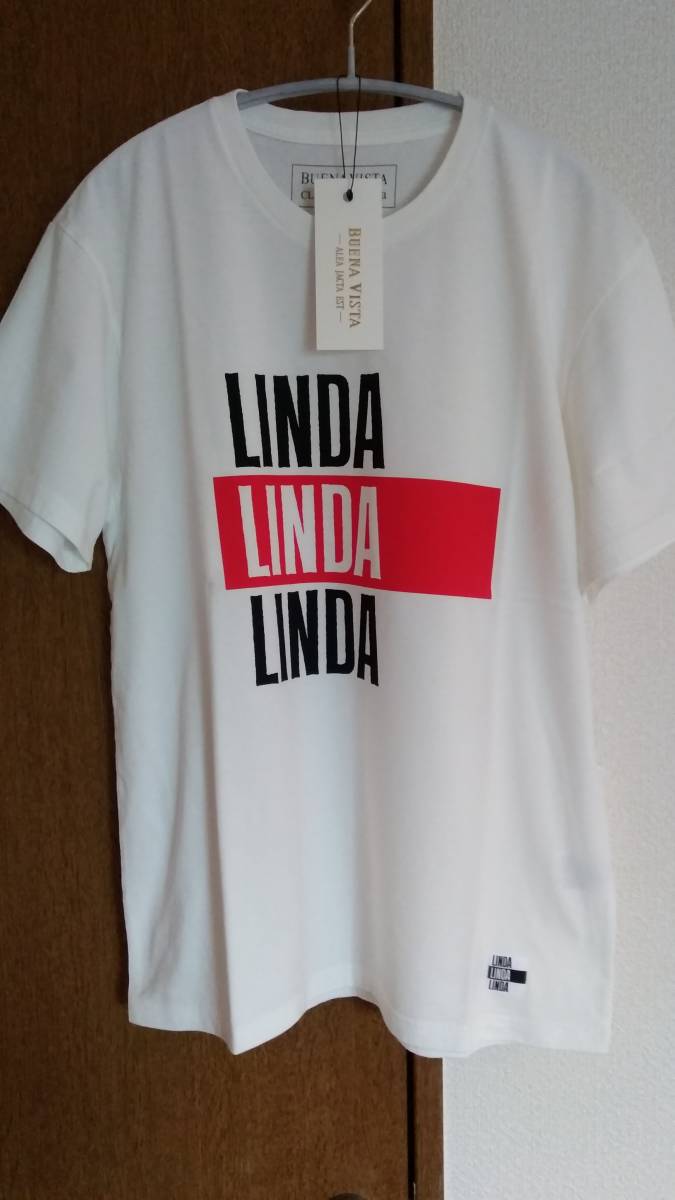新品未使用 Linda Linda リンダリンダTee 白×赤 Mサイズ Buena Vista