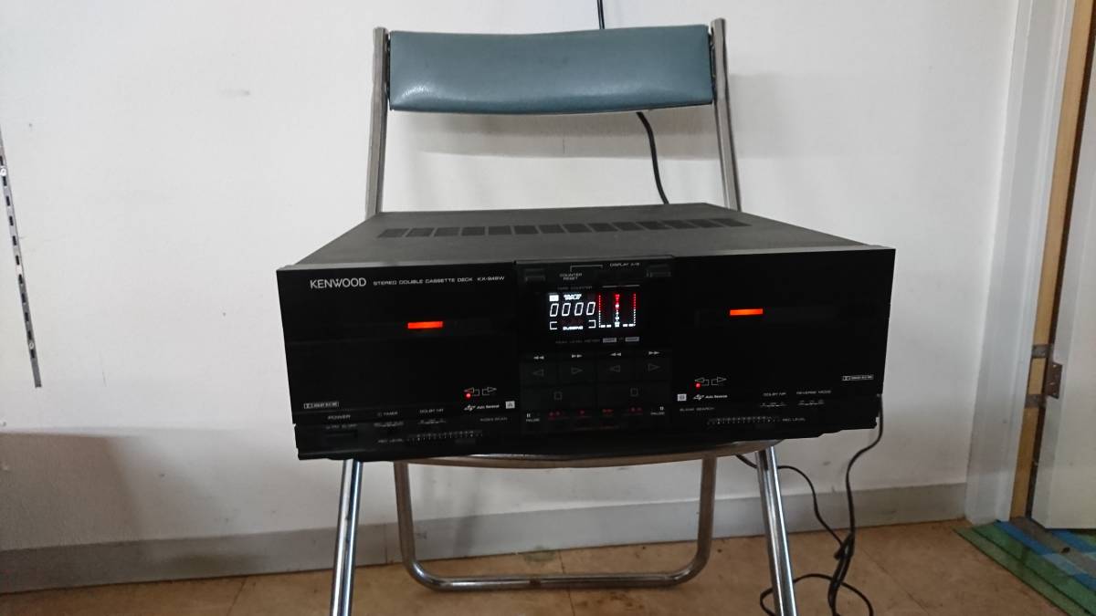 KENWOOD ケンウッド ステレオ カセット デッキ ラジカセ ジャンク品_1