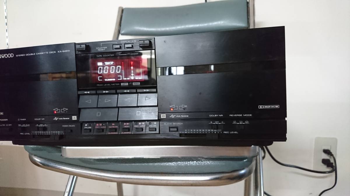 KENWOOD ケンウッド ステレオ カセット デッキ ラジカセ ジャンク品_3