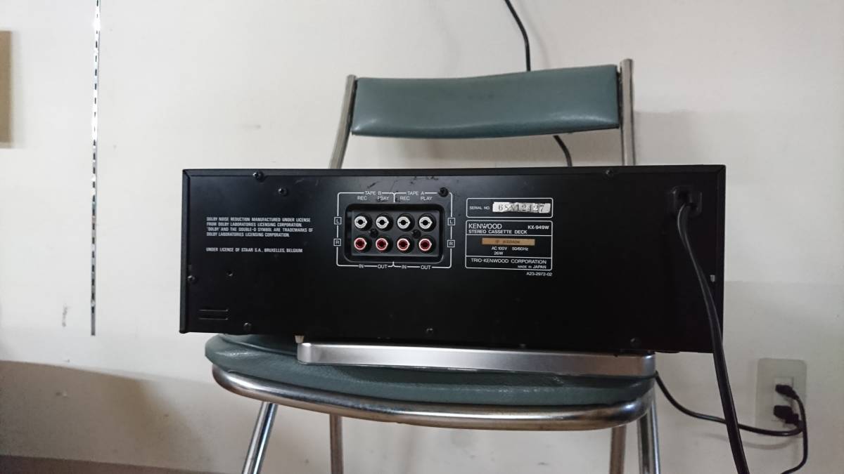 KENWOOD ケンウッド ステレオ カセット デッキ ラジカセ ジャンク品_4