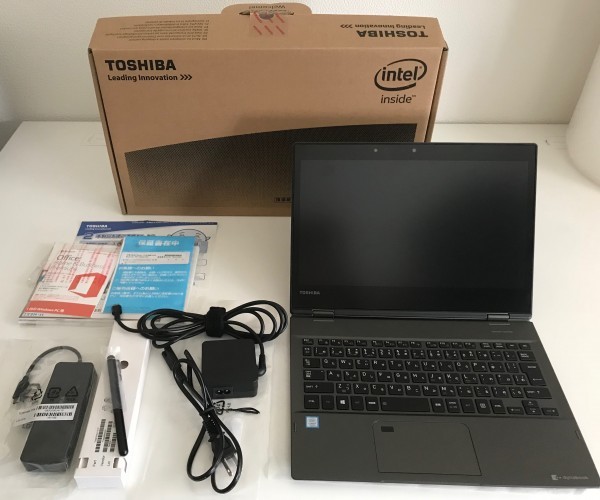 使用１回！Dynabook PV82BMP-NJA12.5型ワイドCore i7/メモリ8GB/SSD 512GBWindows10Home 64ビット/MicrosoftOffice Home&BusinessPremium