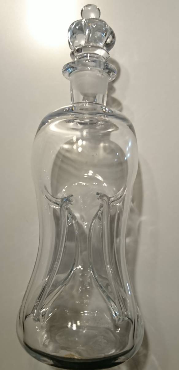 セール，お得 ヴィンテージ 北欧デンマーク Holmegaard ホルムガード Kluk Kluk デキャンタ Jacob Bangデザイン クリア 大28㎝ キャップ王冠(アラビア)｜売買されたオークション情報、yahooの商品情報をアーカイブ アラビア