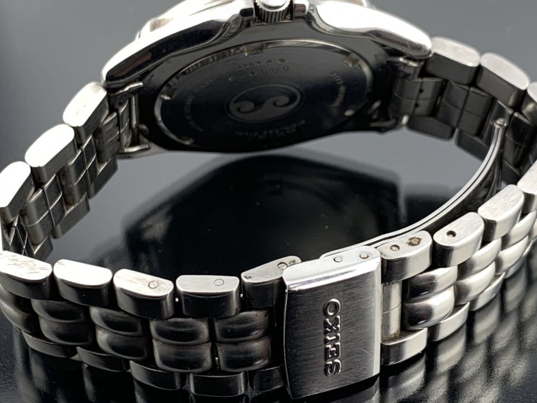 1円～☆メンズ腕時計 セイコー SEIKO スポーツ150 5Y23-6050 動作品
