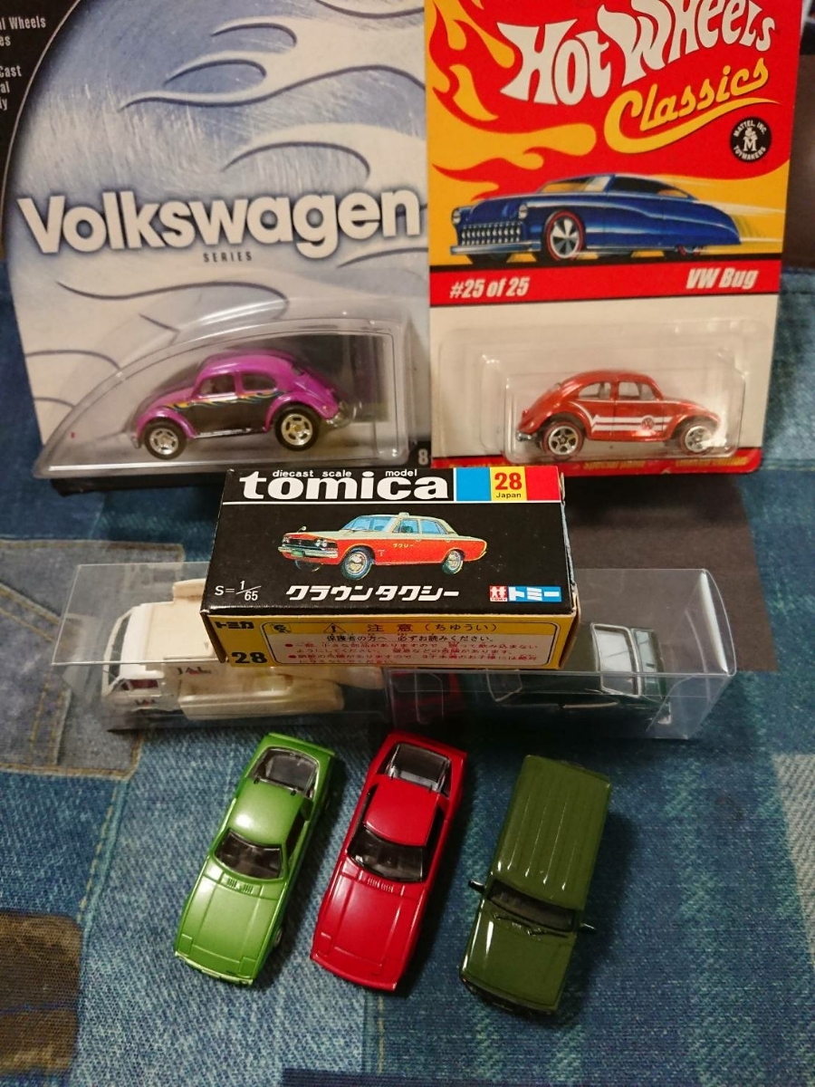 新品ホットウィールVW、トミカ黒箱ほか、サバンナRX7、新型ジムニーミニカー３台！ 合計8台セットです！_1