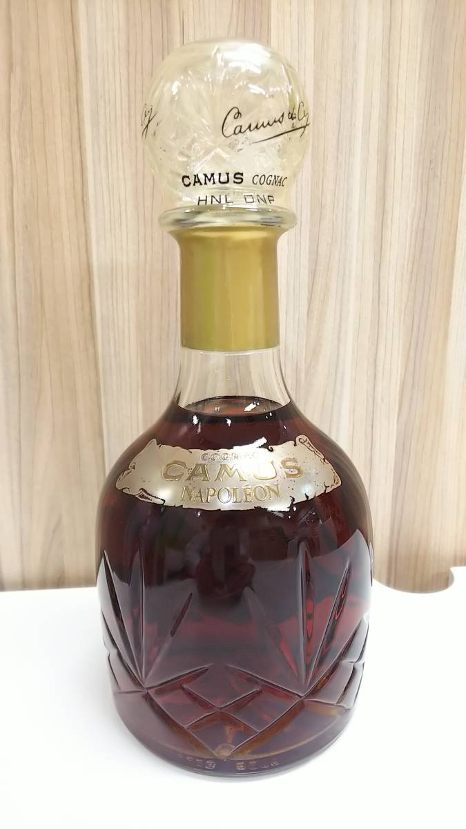 【1885】未開栓!CAMUS/カミュ NAPOLEON ナポレオン クリスタル デキャンタ ボトル 700ml コニャック ブランデー 年齢確認ご生年月日必須