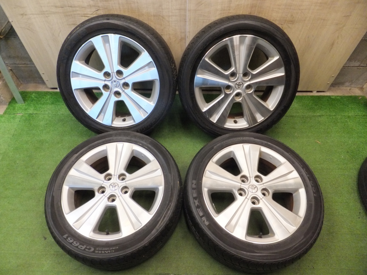 バリ溝！8.5分★トヨタ 20系 イプサム 純正 215/50R17 ネクセン CP661 17インチ タイヤ ホイール★