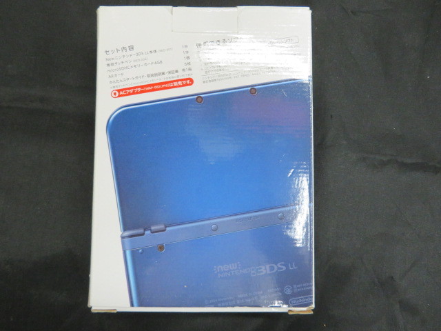 gj914 new ニンテンドー3DSLL メタリックブルー 動作品 LL