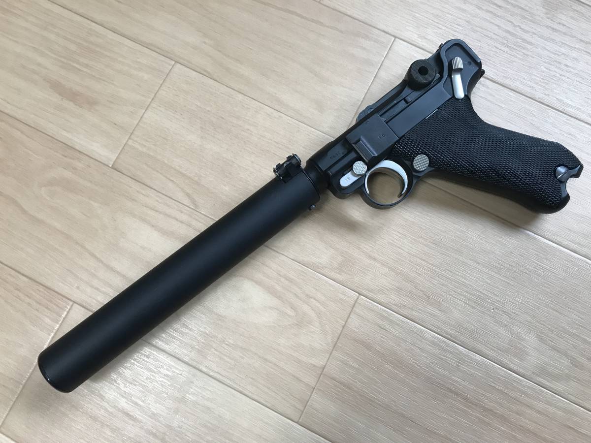 MGC コルトウッズマン，ルガーP08用サイレンサー 珍品絶版 - メルカリ