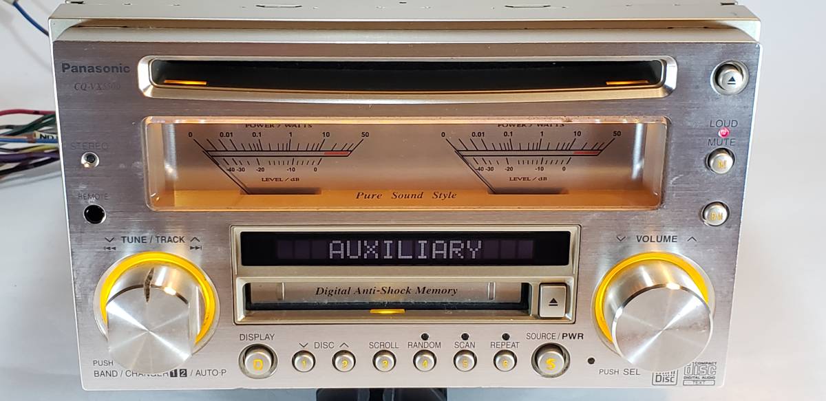 Panasonic - パナソニック CQ-VX5500D 2DIN パナソニックCQ カー 動作 