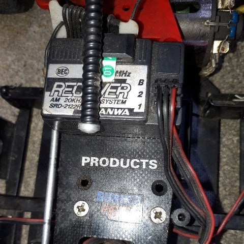 レーシングカー レトロ ラジコン ジャンク品 全長37㎝弱 レーシング