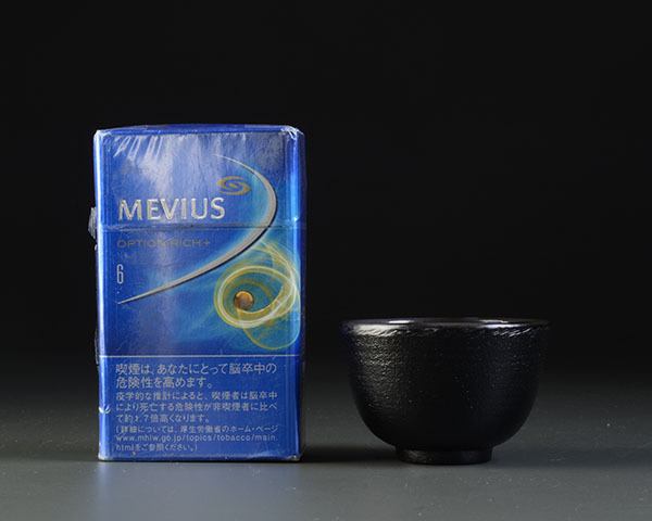 加】95e 酒器 人間国宝 高橋敬典 作 鉄製 竹編持手竹図銚子 正寿堂