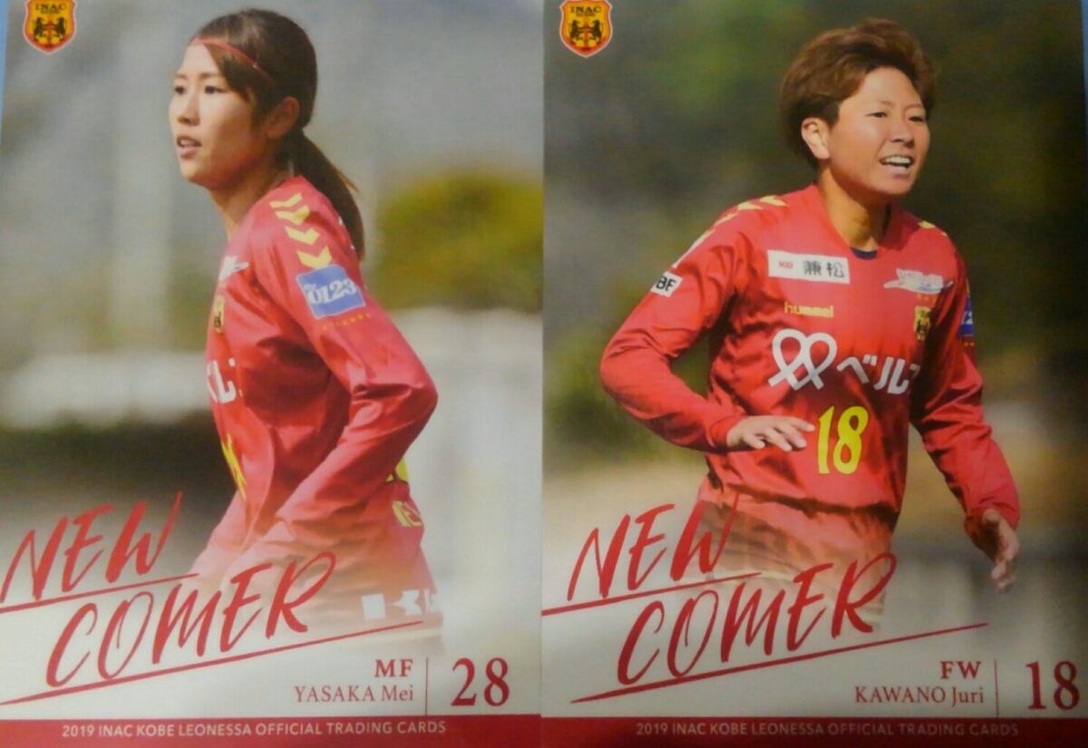 INAC神戸 レオネッサ オフィシャルカード2019 フルコンプ+ノベルティ