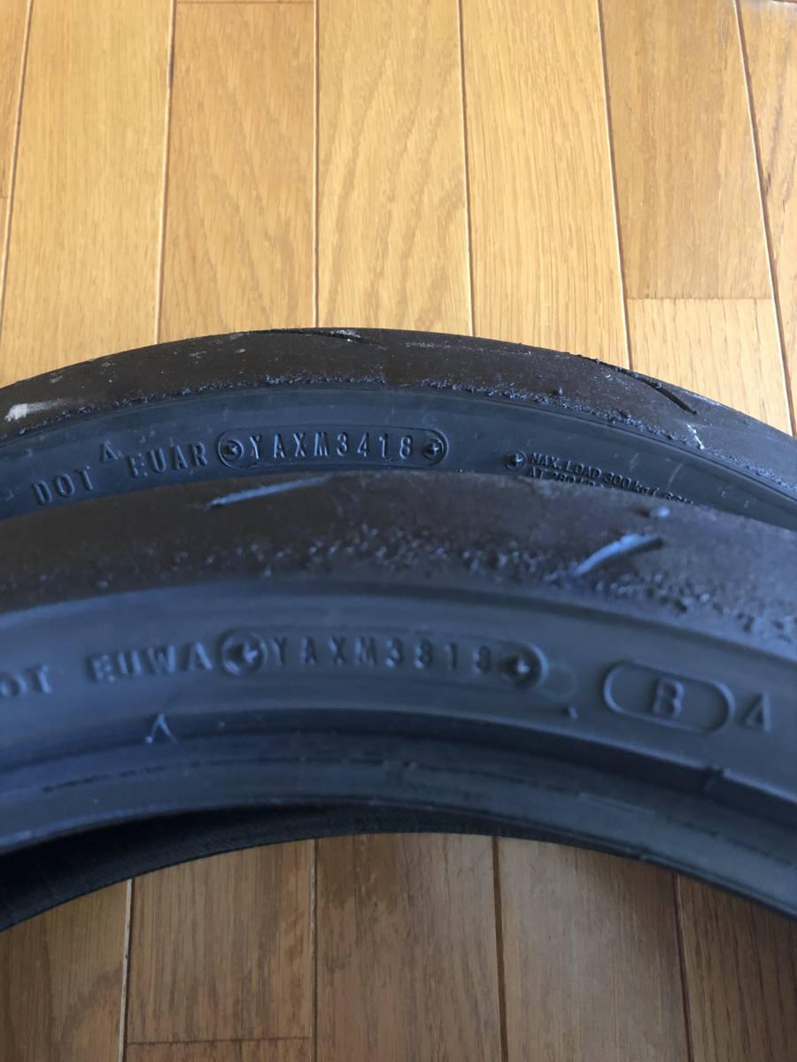 ダンロップ　α13SP　フロント110/70-17　リア150/60-17　JP250タイヤ_4