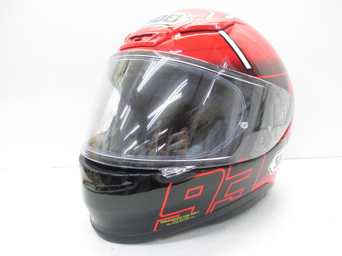 SHOEI Z-7 MARQUEZ RED ANT 57cm Mサイズ フルフェイスヘルメット 