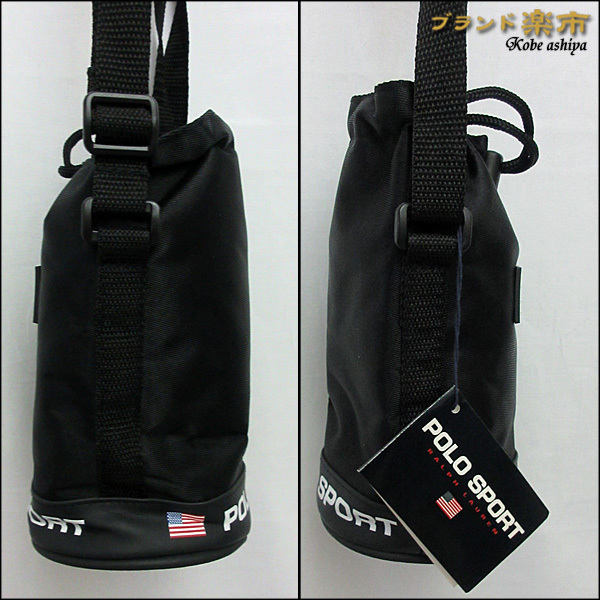 未使用 ラルフローレン*ポロスポーツ 巾着 ショルダーポーチ 筒型