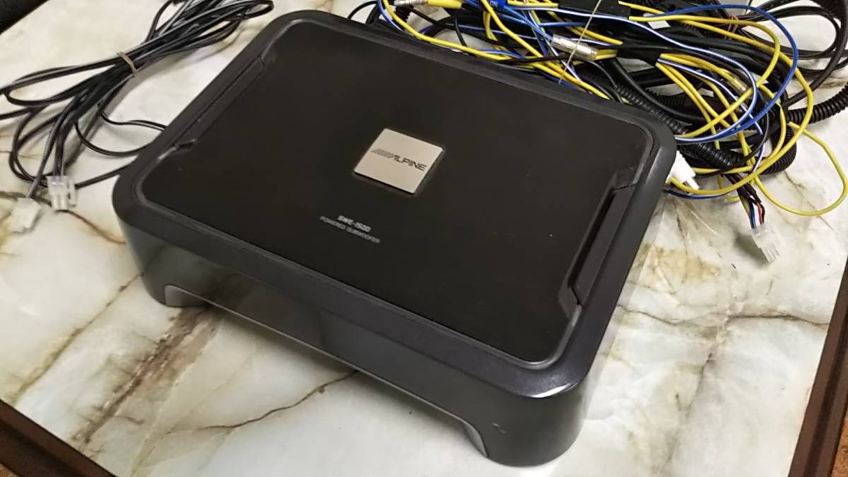 ALPINE SWE-1500 Powered アルパイン Alpine Subwoofer パワードサブ