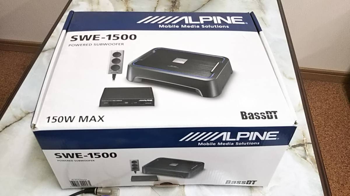 ALPINE SWE-1500 Powered アルパイン Alpine Subwoofer パワードサブ