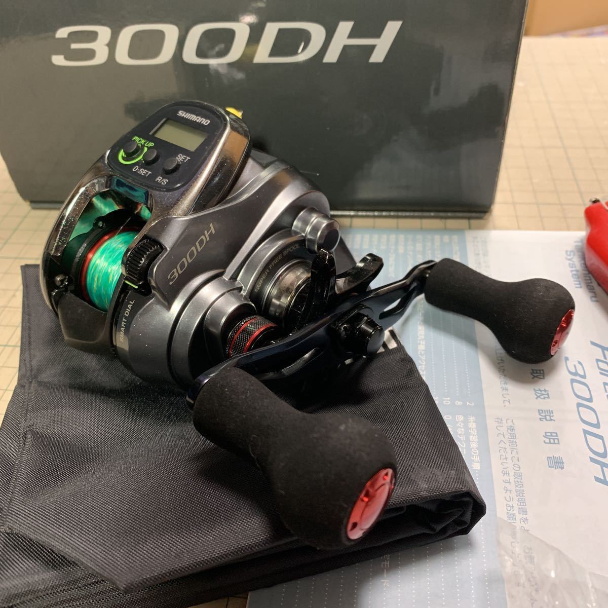 シマノ ForceM aster 300HD 電動リール 未使用品 ライン付