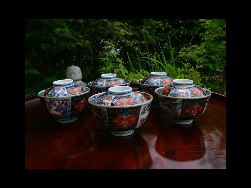 定番人気，大人気 室町 最高傑作品 古伊万里色絵竹の子に鶴亀紋大振り蓋付碗五客揃 江戸後 豪華絢爛 吉祥紋 高級和料理店様向 おもてなし(金襴手)｜売買されたオークション情報、yahooの商品情報をアーカイ 伊万里、有田