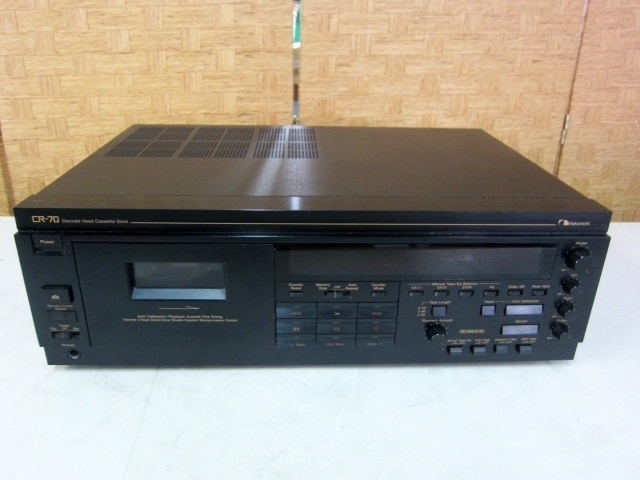 MTA68309 ナカミチ カセットデッキ CR-70 ジャンク品 直接お渡し歓迎 CR-70 ナカミチ Nakamichi ナカミチの考察(VOL.4)] 昭和 cr-70」(カセットデッキ