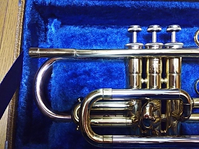 Nikkan(旧YAMAHA）ロングコルネット 赤ベル YCR-332 超美品 完全可動