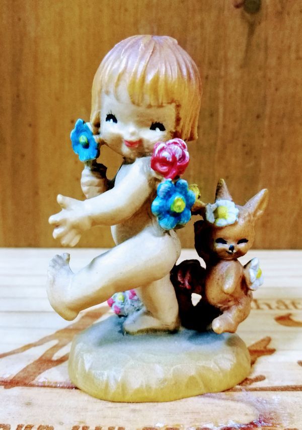 ◇ビンテージ◇アンリ人形◇ANRI◇木彫り◇イタリア製◇Ferrandiz
