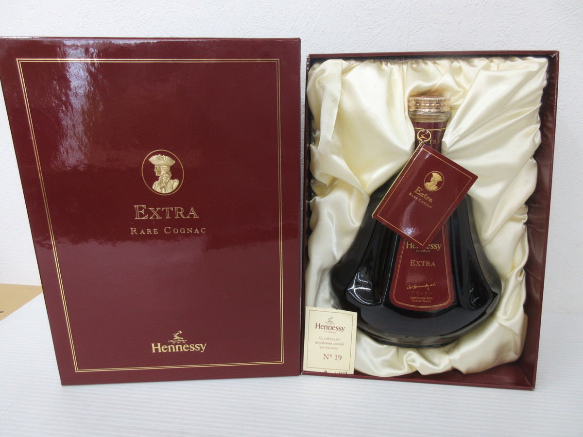 ヘネシー Hennessy エクストラ EXTRA COGNAC グリーン Extra ☆未開栓