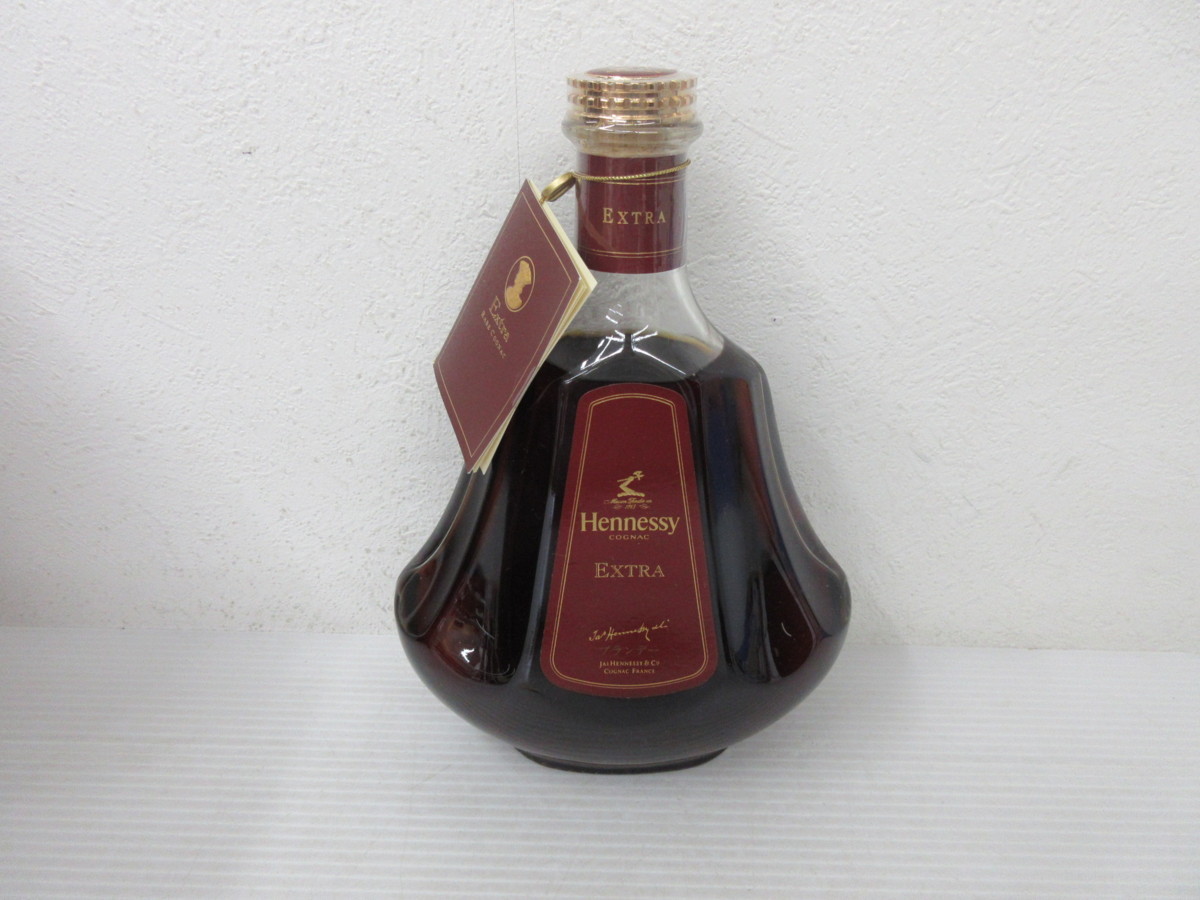 ヘネシー Hennessy エクストラ EXTRA COGNAC グリーン Extra ☆未開栓