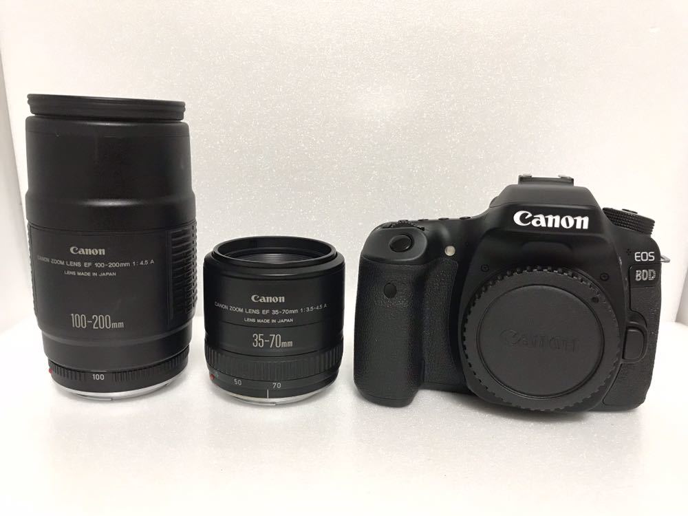 キャノン Canon EOS 80D標準&望遠レンズセット 【公式通販】