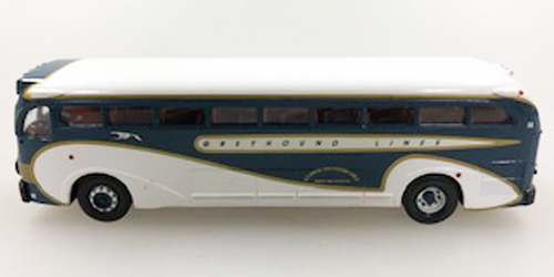 2 Corgi Classics--#98469 743 Greyhound Lines & #98468 Champlain