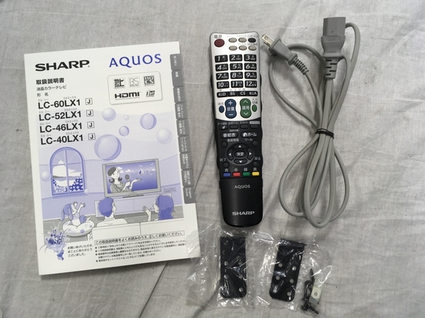 中古 SHARP シャープ AQUOS LC-60LX1 液晶テレビ 60V型 楽直 S4036274