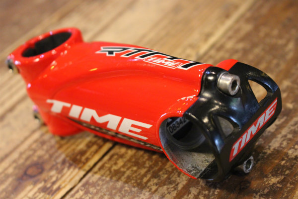 送料無料 タイム TIME ULTEAM カーボン ステム φ31.8 100mm レッド 艶