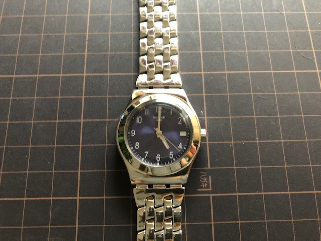 レア 良好程度 swatch スウォッチ SWISS IRONY デイト AG2010 シルバー