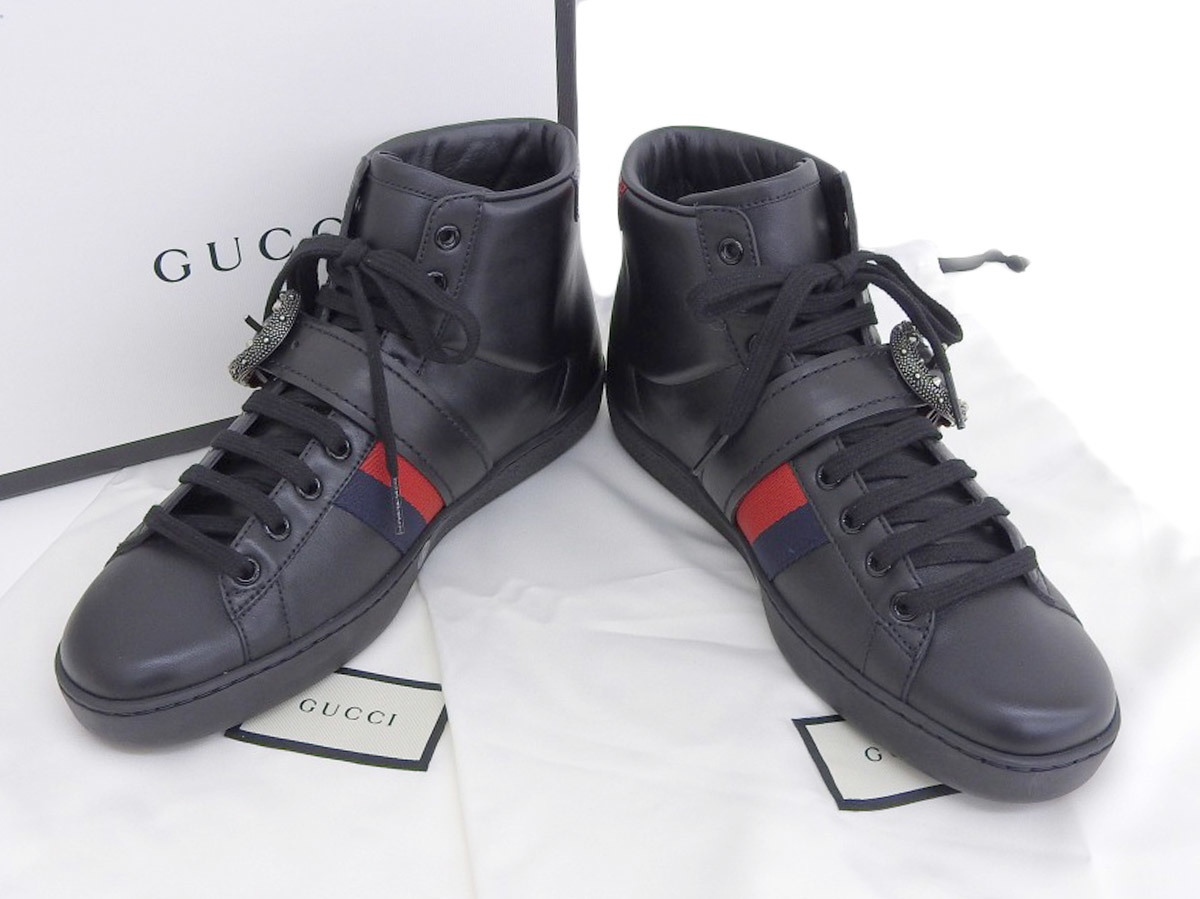 美品【GUCCI グッチ】シェリーライン タイガーベルト メンズ