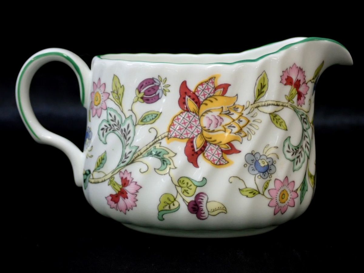 ◆ミントン◆ハドンホール シュガーポット クリーマー セット 花柄 ☆MINTON/ミントン ハドンホール 2点セット クリーマー + シュガー