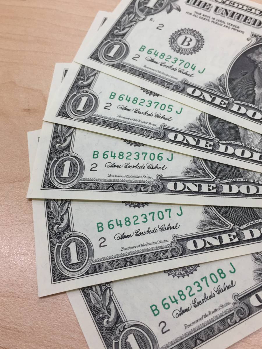 コレクター 米ドル ピン札 J1fwm M 旧札 いかがです