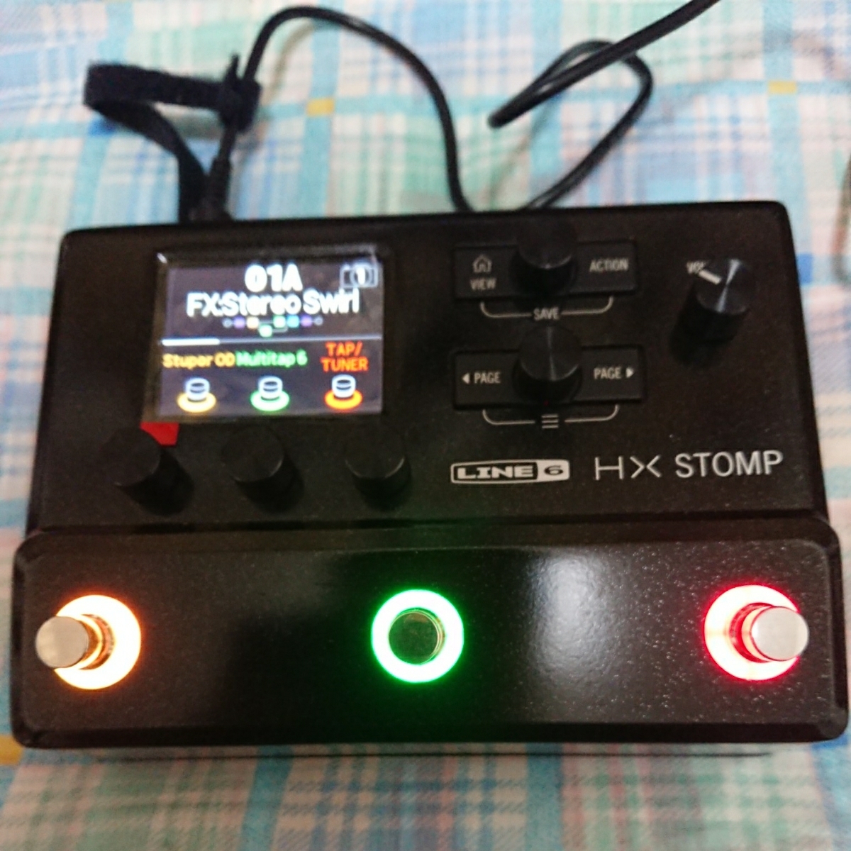中古美品】Line6 Hx stomp【おまけつき】 中古美品】Line6 Hx stomp【おまけつき】