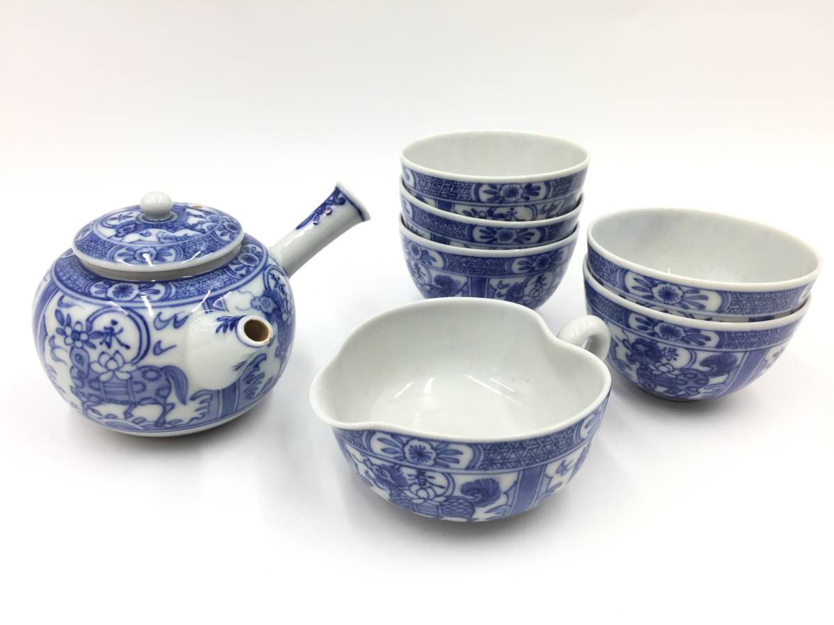 急須 湯冷まし 九谷焼 九谷焼煎茶セット 煎茶茶碗3客セット 煎茶道具 