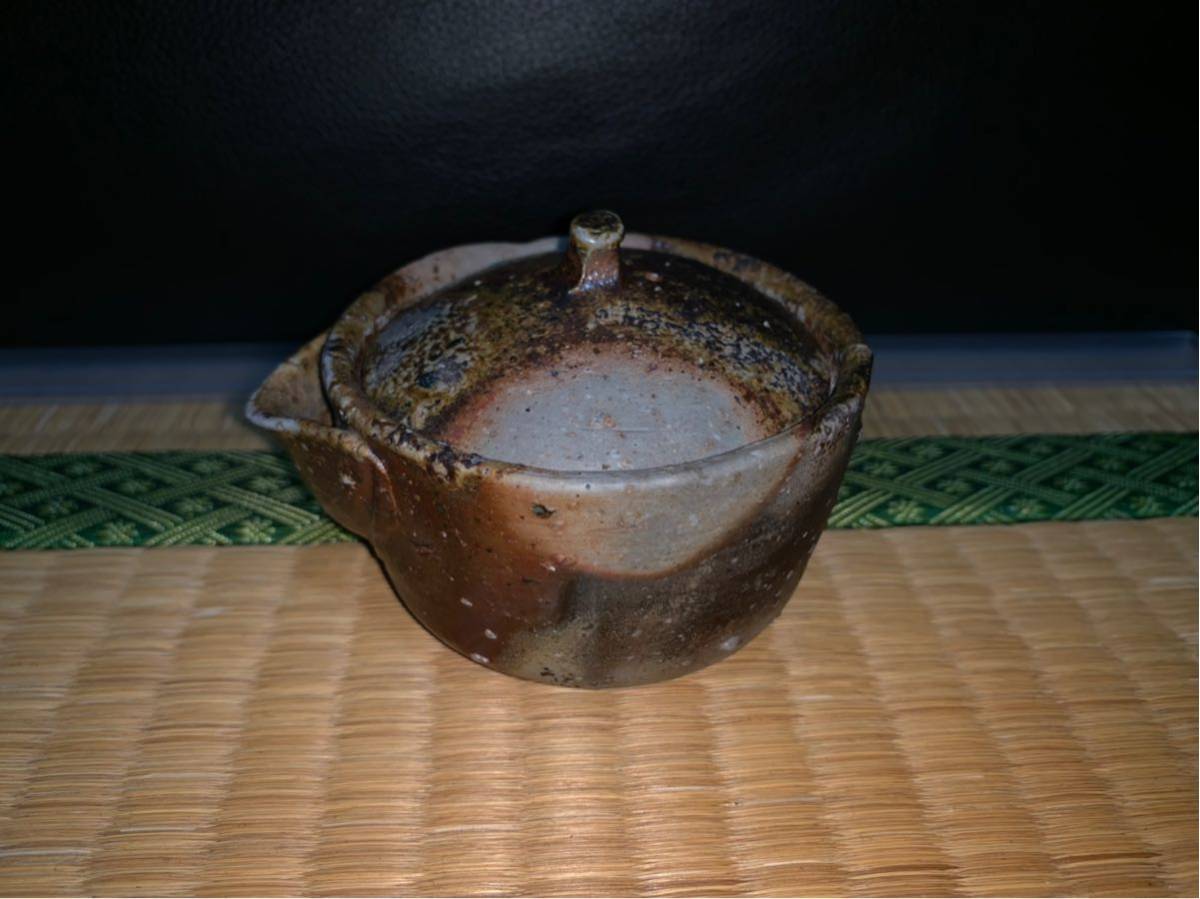 備前焼 煎茶道具 宝瓶 急須 山本陶秀 時代物 共箱 三村陶伯 極上